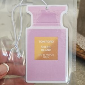 Pink and Gold Hanging Air Freshener Cute Bottle Shape